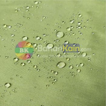Kain Rayon Water Repellent Warna Hijau